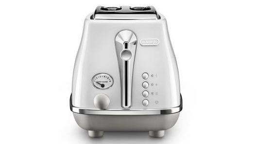 DeLonghi Icona Capitals 2 Slice Toaster Sydney White Harvey Norman