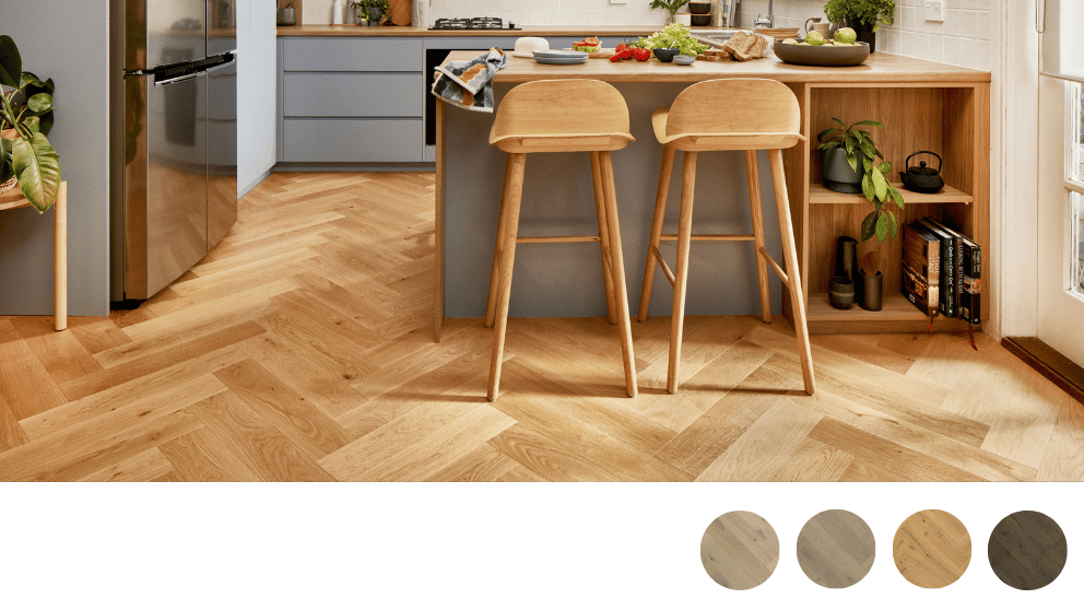 Natural Perfection Highcountry Herringbone Timber Flooring