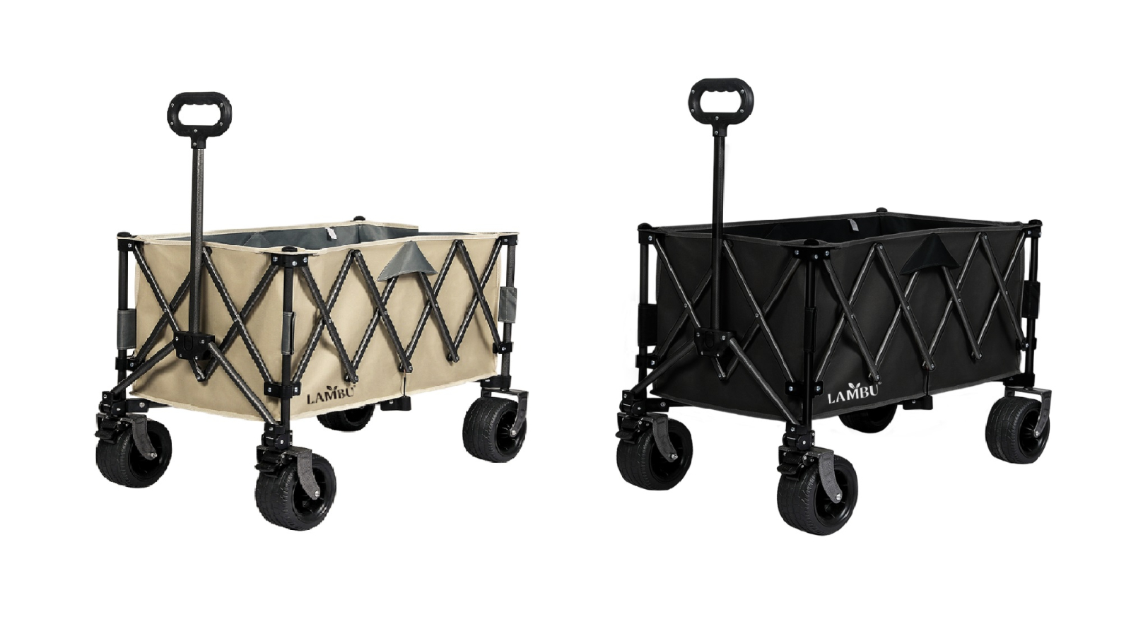 Lambu 240L Folding Wagon Beach Picnic Trolley 