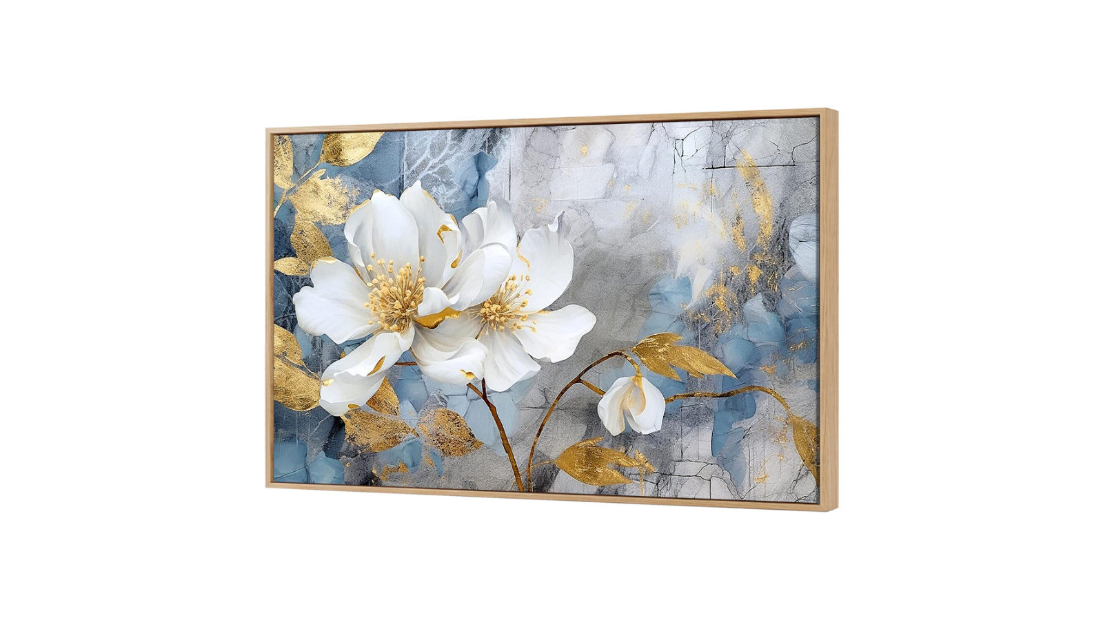 Yezi Framed Abstract Canvas 70 x 100cm Wall Art