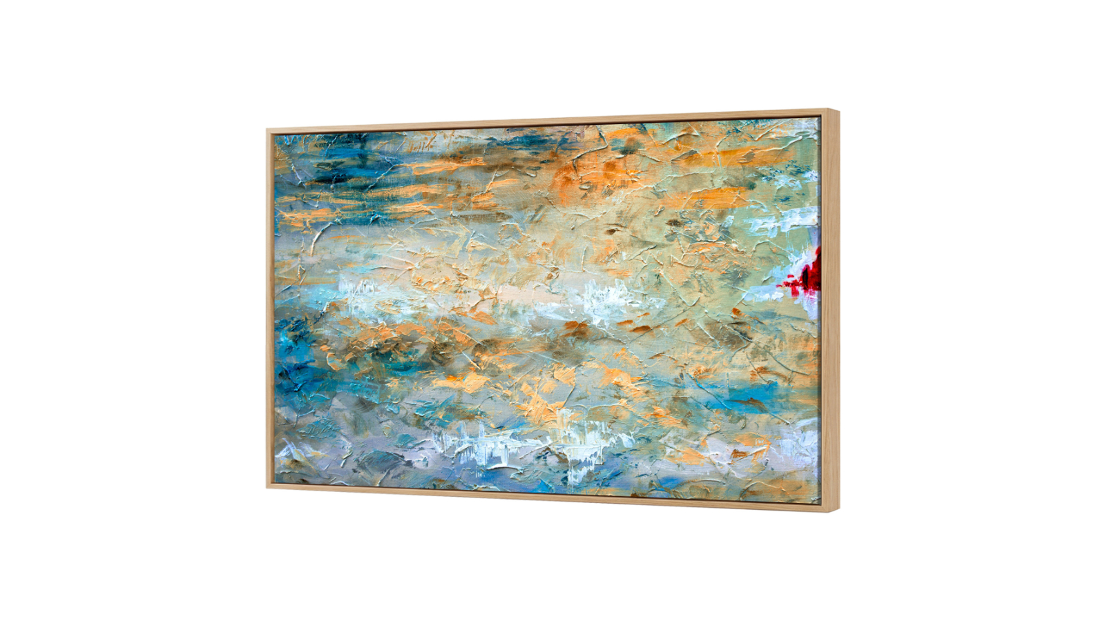 Yezi Abstract Framed Canvas Wall Art - 70 x 100cm