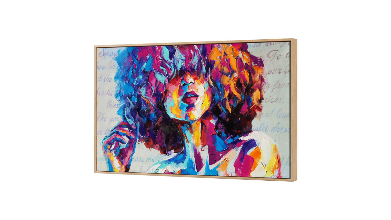 Yezi Abstract Print Canvas 70 x 100cm Wall Art