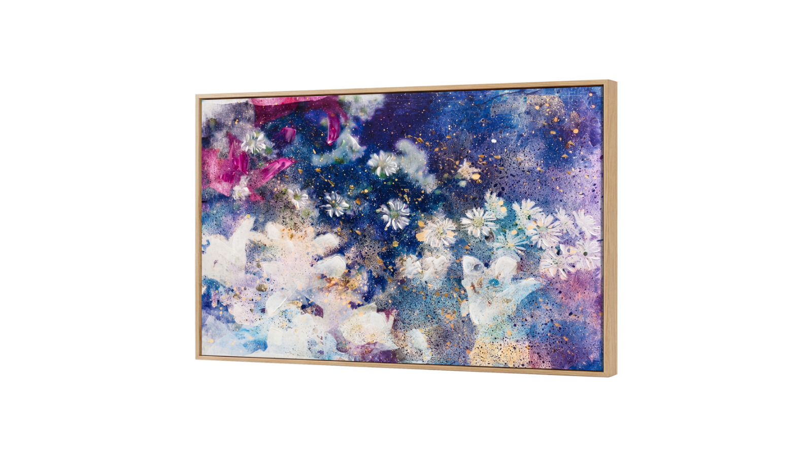 Yezi Modern Canvas Wall Art Large Framed Abstract Painting 80 x 120cm