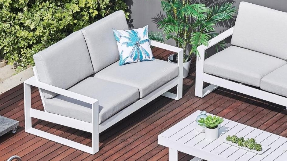 Burano Outdoor 2-Seater Sofa - White 