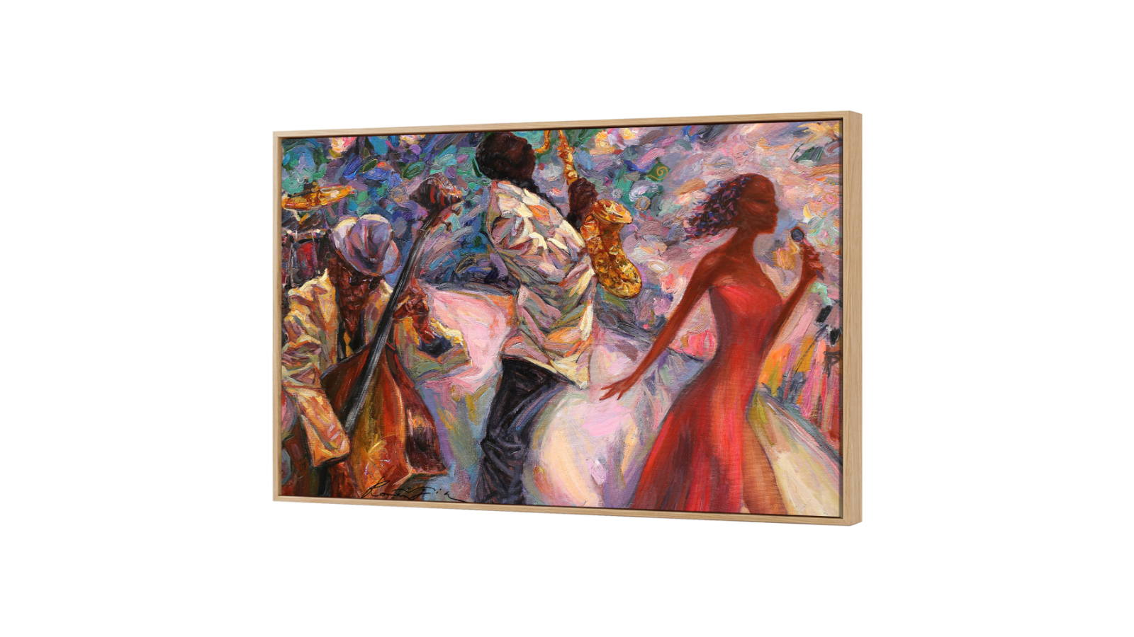 Yezi Abstract Print Canvas 70 x 100cm Bedroom Wall Art