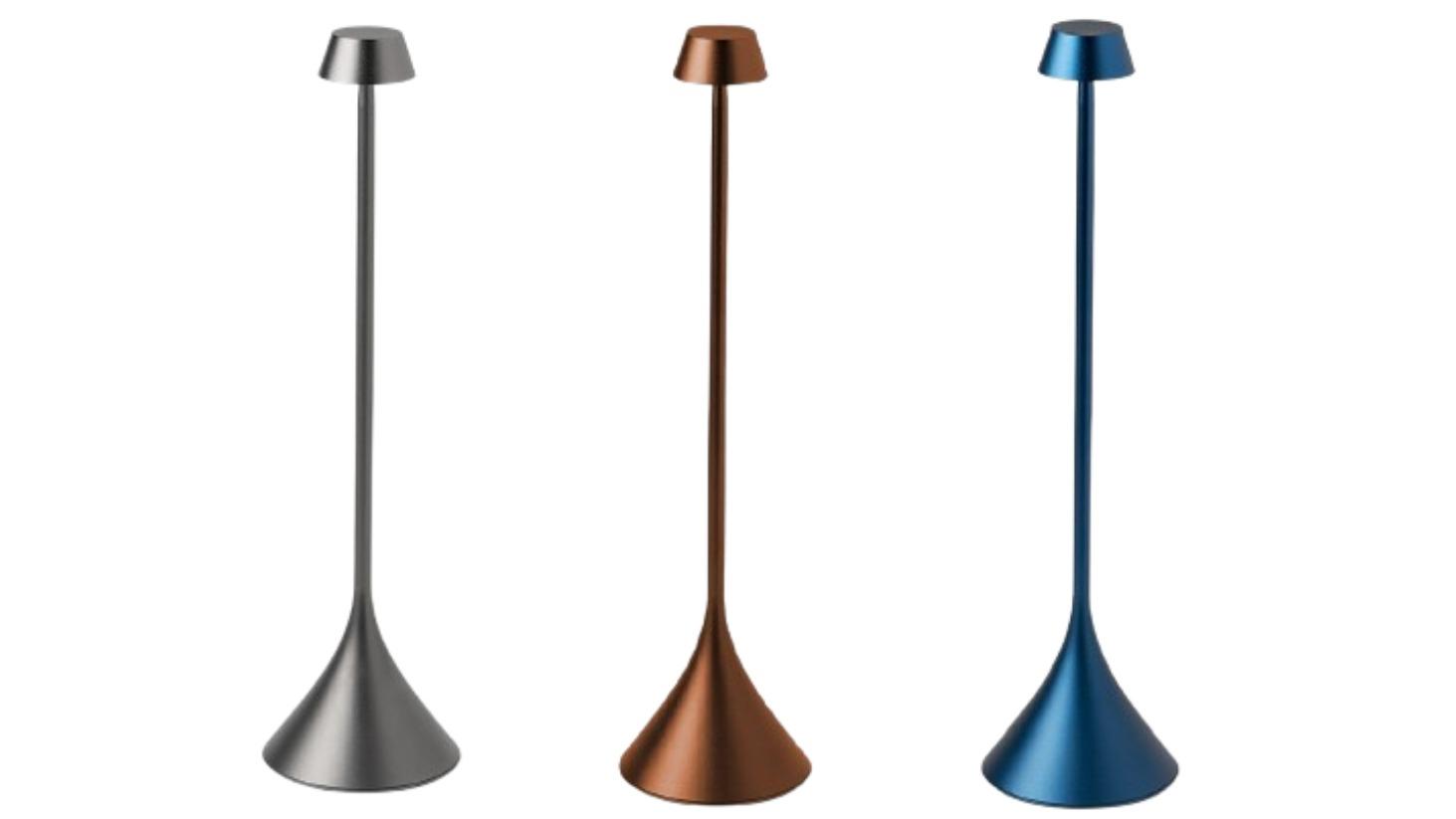 Lexon Steli Shade Infinitely Pairable Table Lamp - Blue