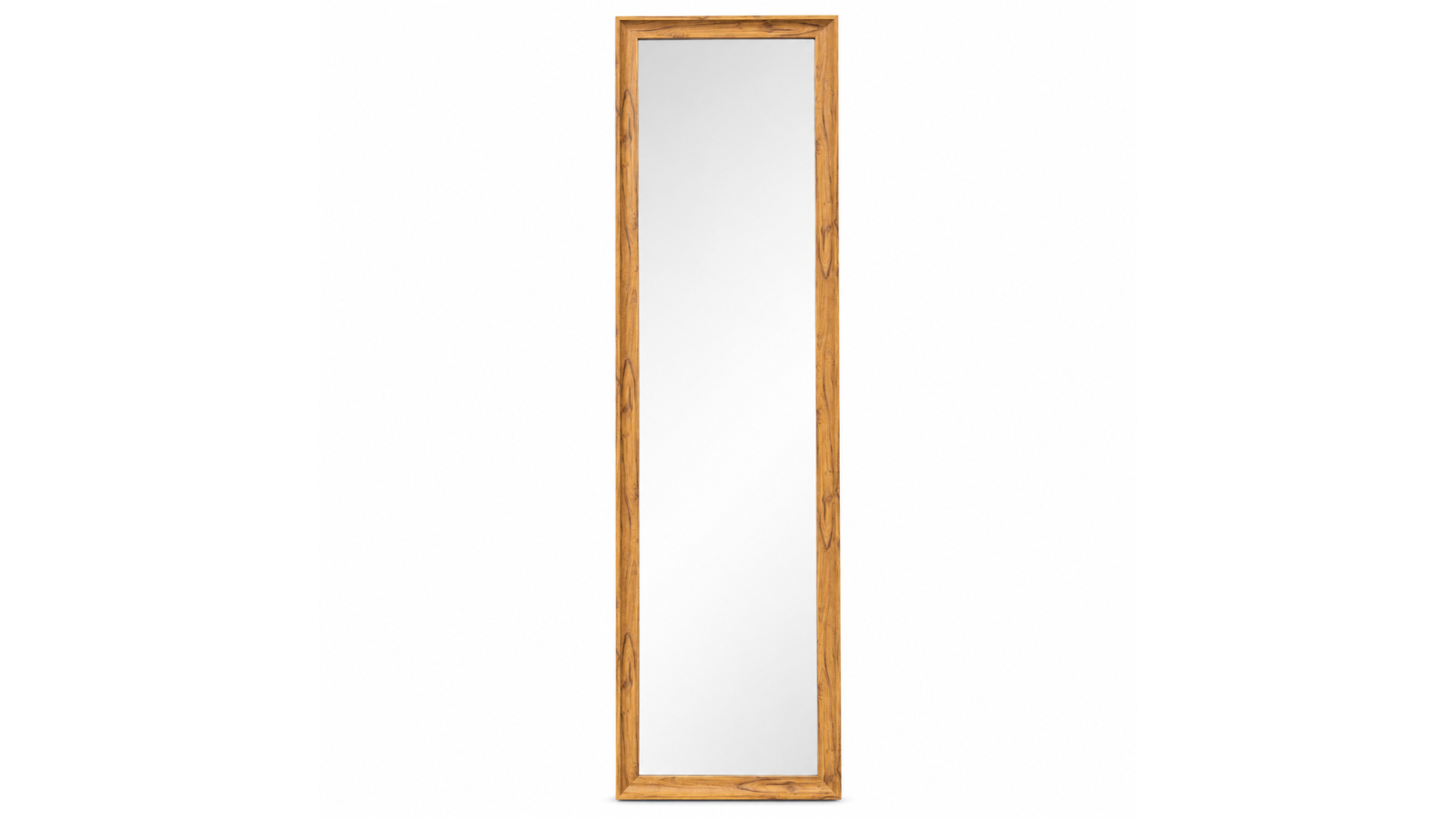 Hubsite 150 × 40cm Full Length Mirror with Deep Wood Frame