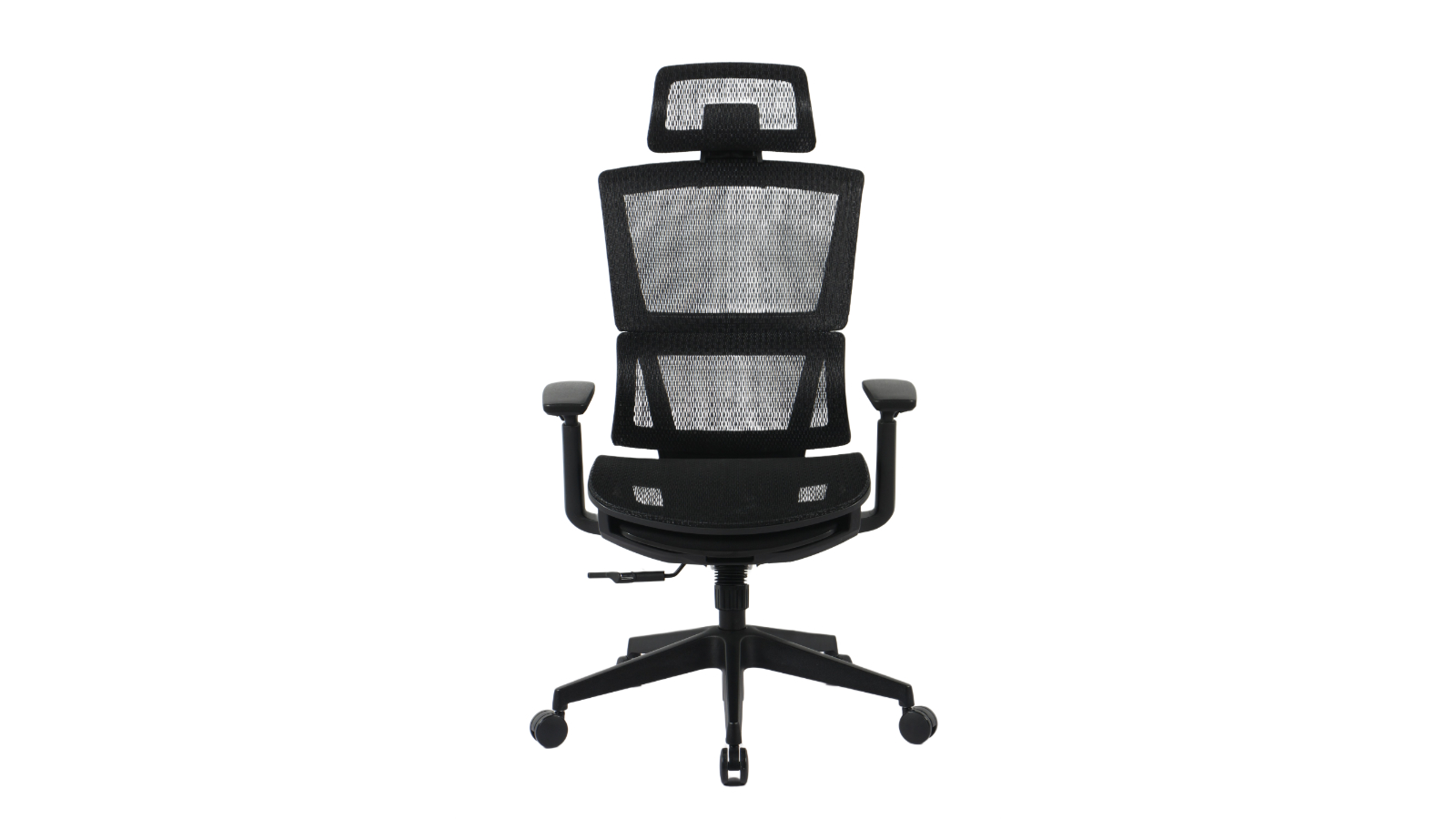 Hubsite Mesh Back 3D Armrests with Locking Recline and Footrest Ergonomic Office Chair