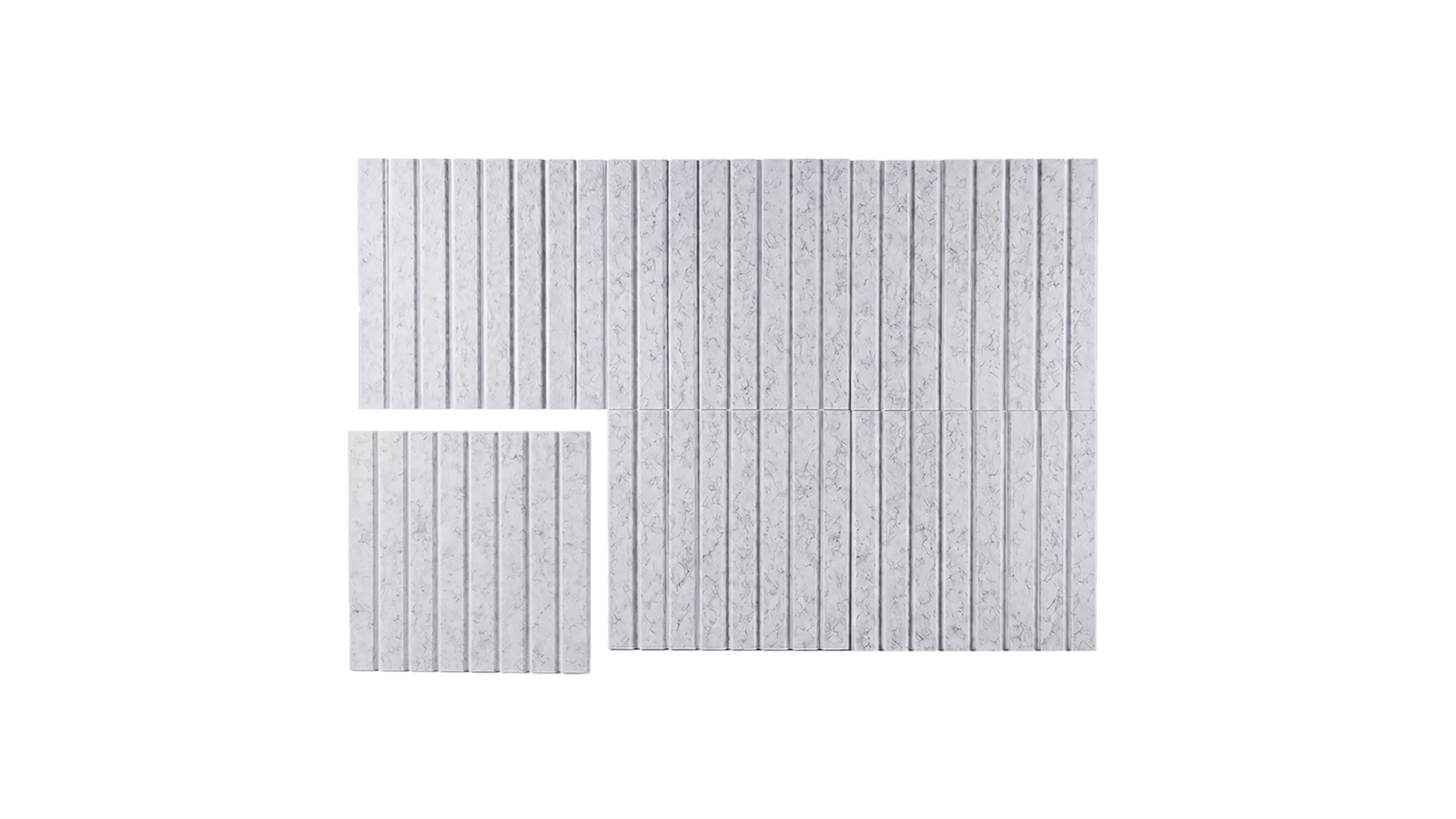 Levede 12 Piece Felt Photo Display Board Acoustic Wall Tile