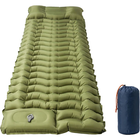 Mountview Ultralight Inflatable Sleeping Camping Mattress with Hiking Pillow