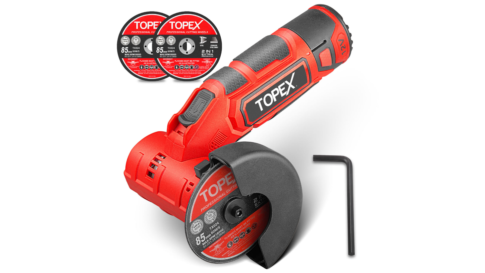 Topex Cordless Angle Grinder Battery Charger Harvey Norman