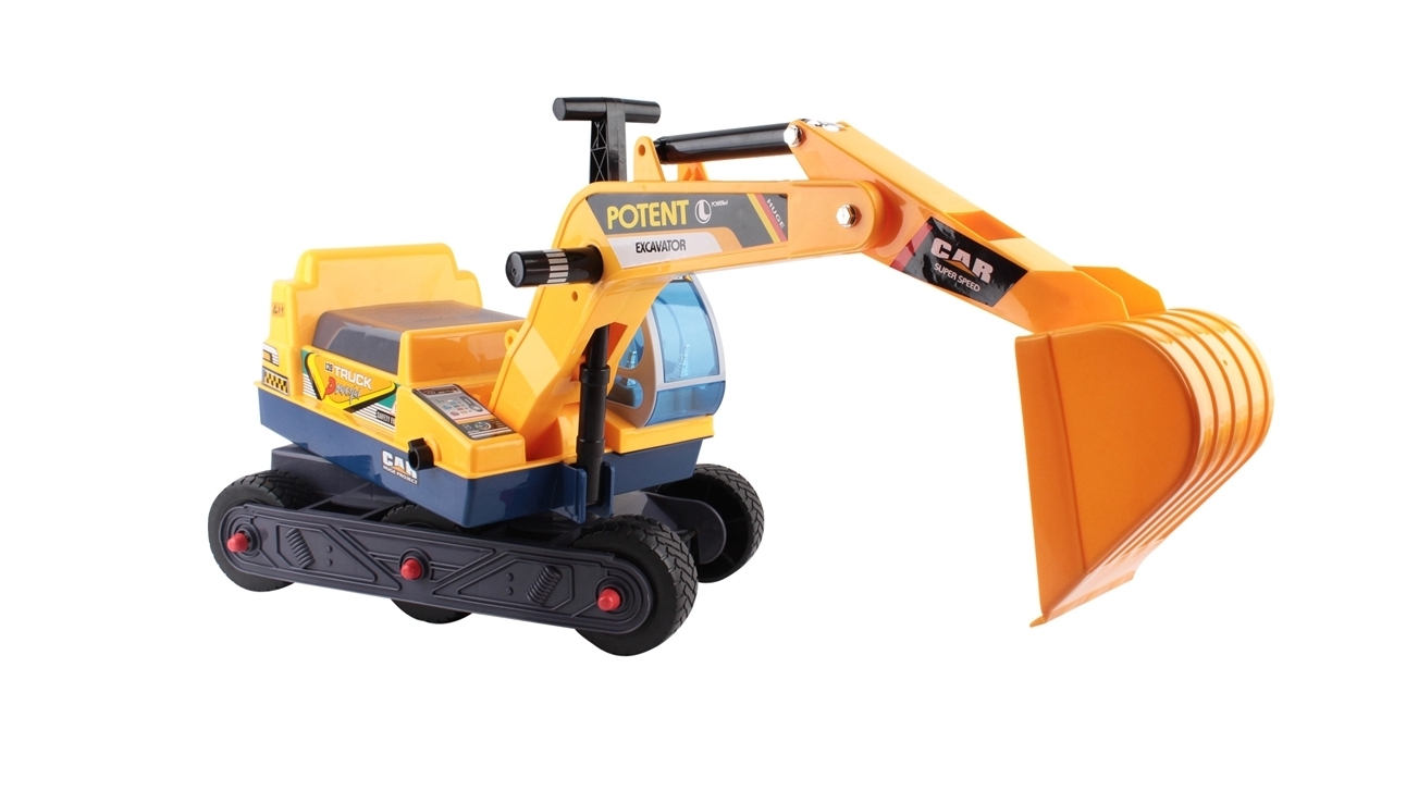 Keezi Kids Ride On Excavator - Yellow