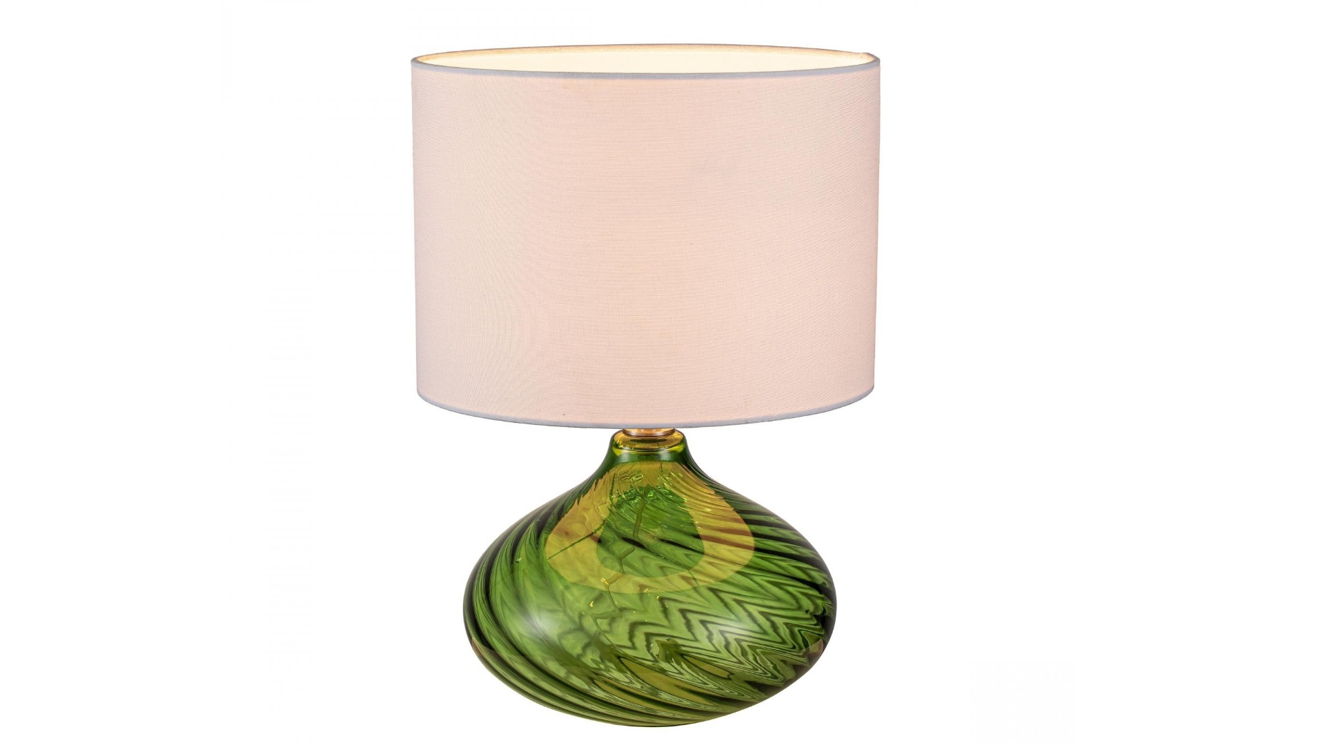 Zuri Green Glass Table Lamp