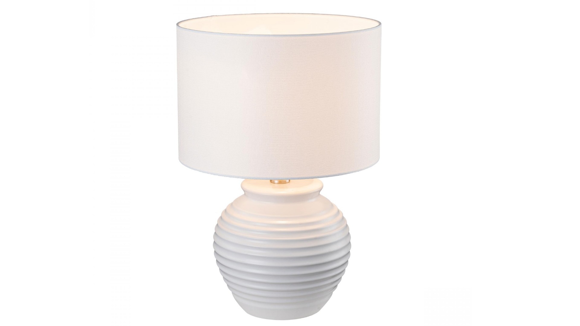 Ida White Ceramic Lamp