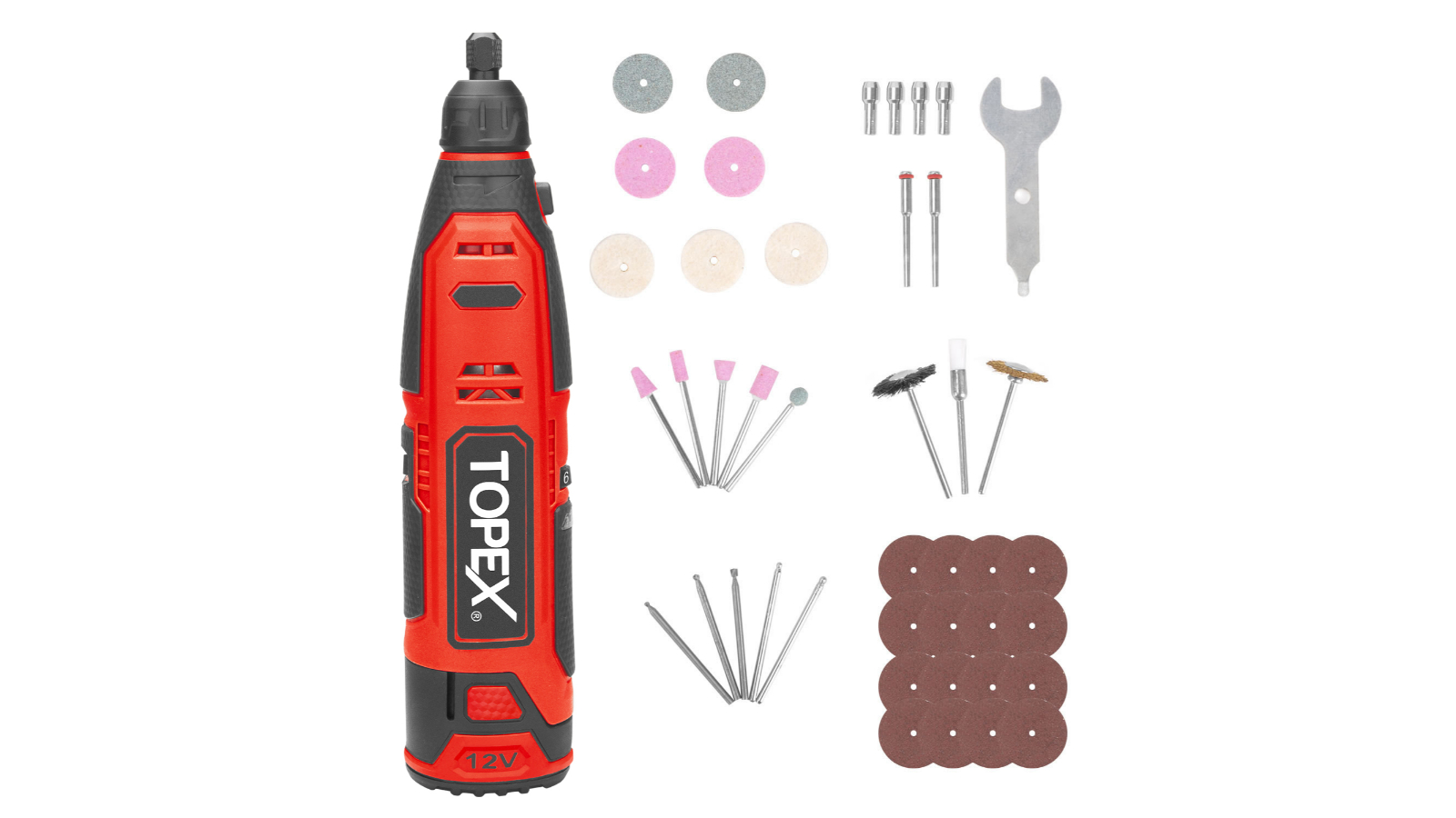 Topex 12V Cordless Rotary Tool Battery Charger
