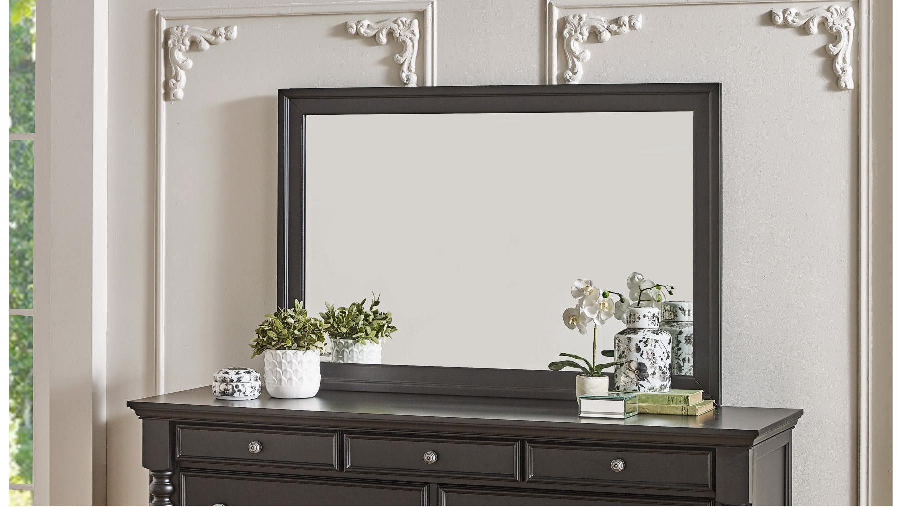 Gables Mirror - Black