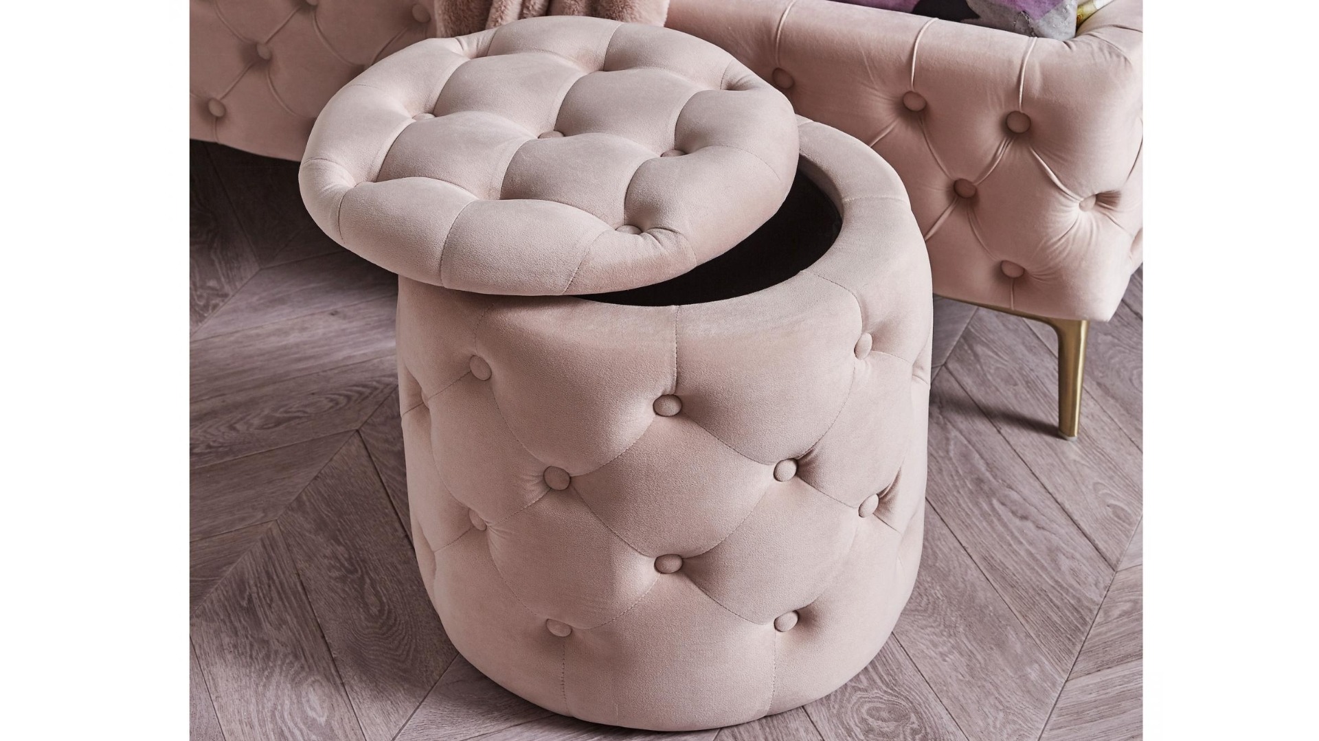 Ariel Pink Stool Harvey Norman