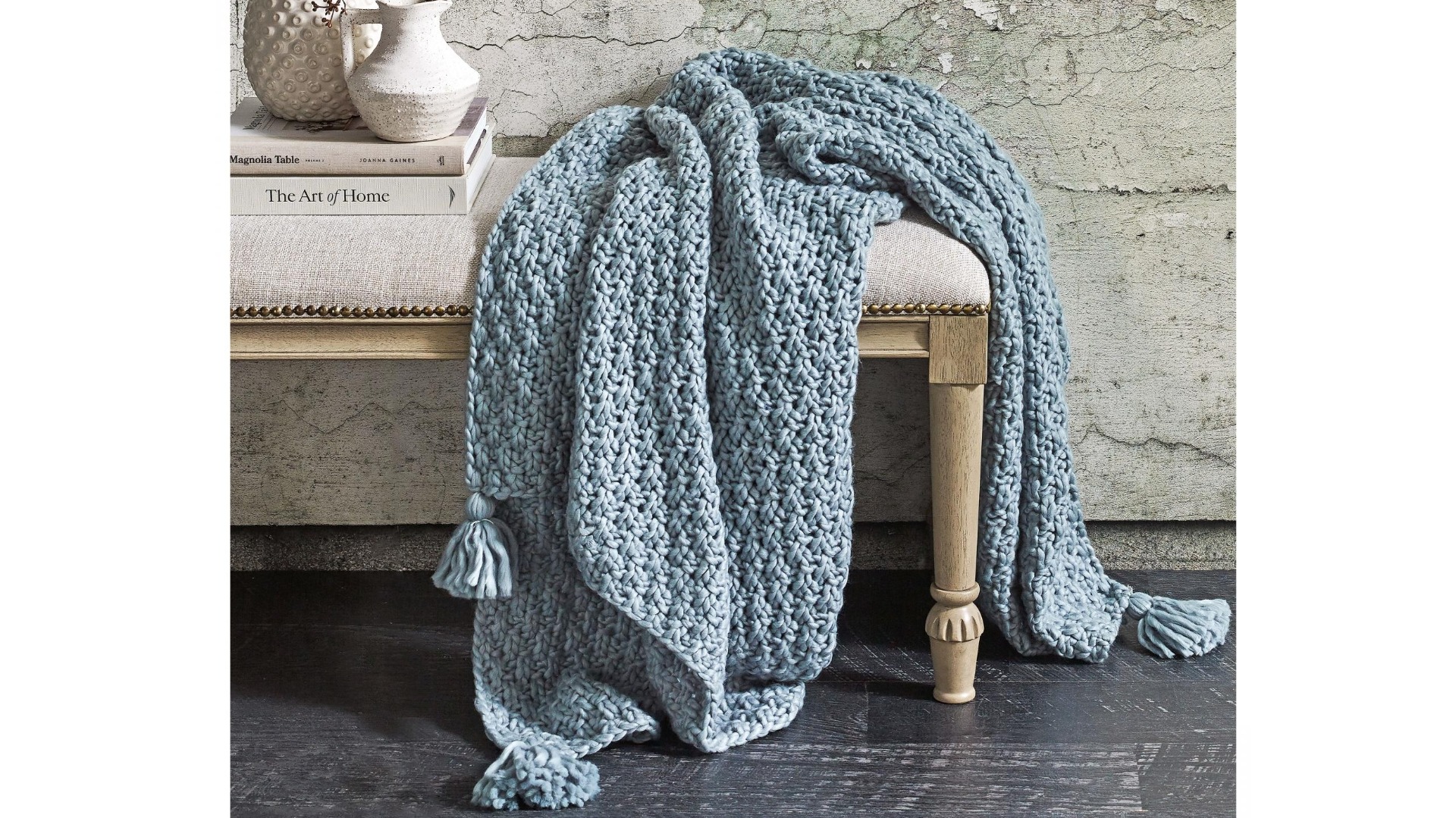 Monte Chunky Seafoam Throw