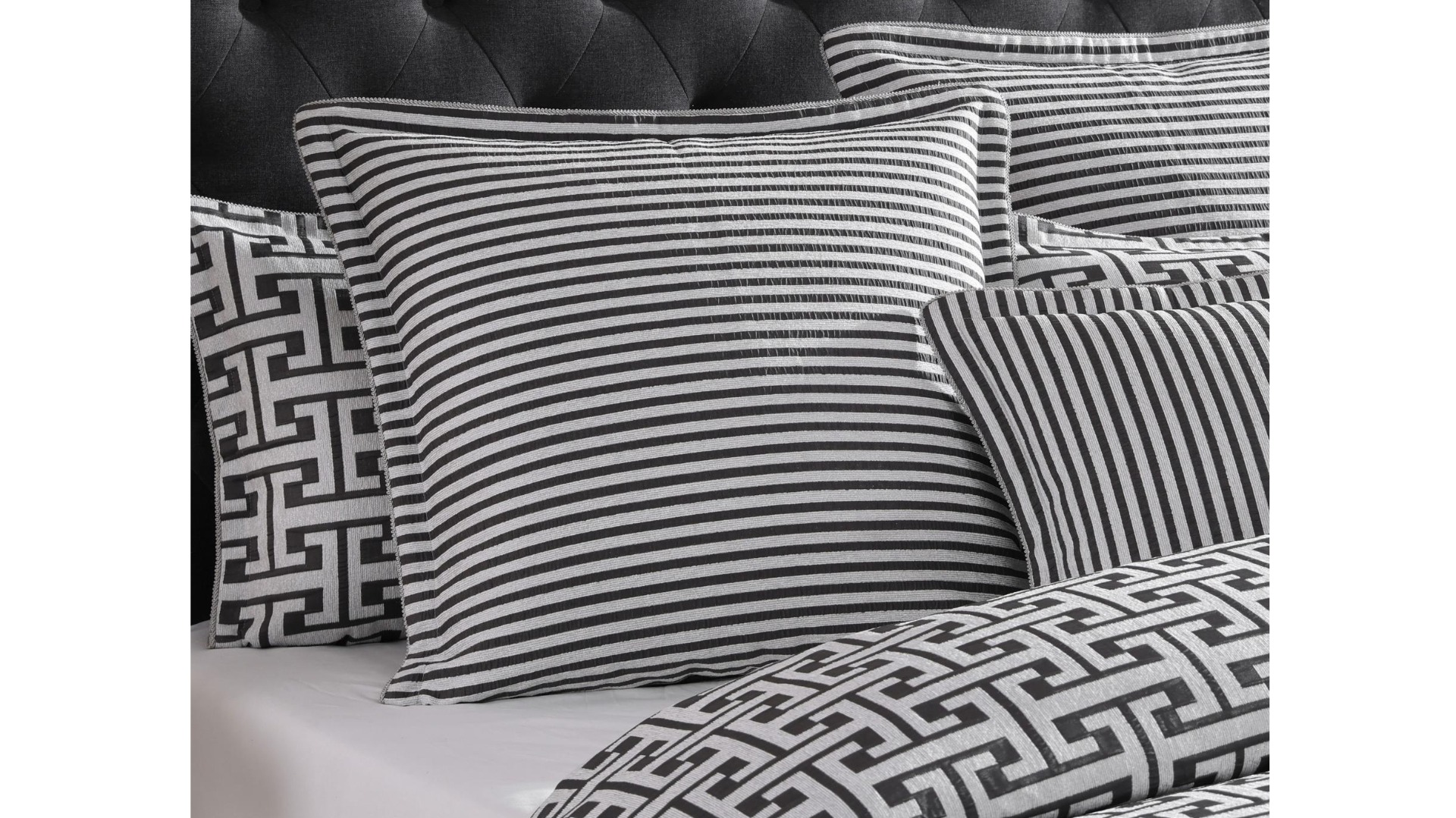 Constantine Gunmetal European Pillowcase