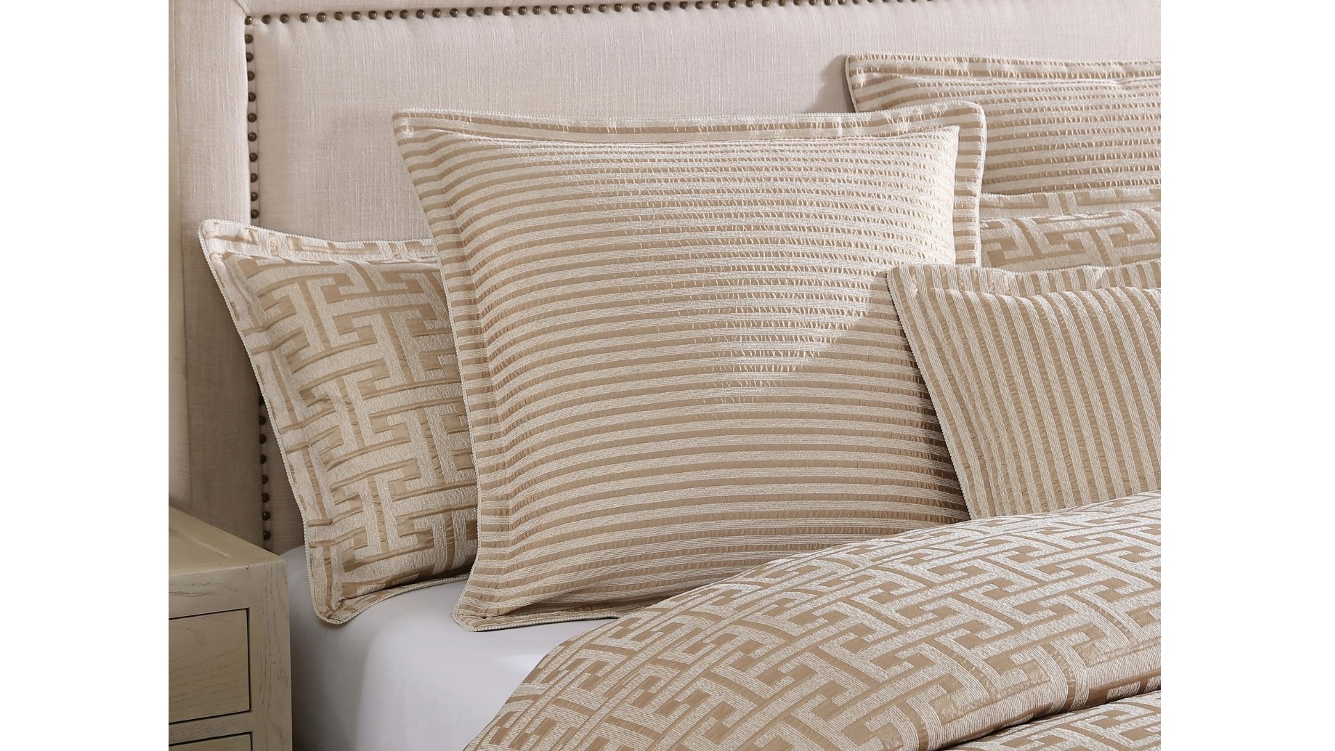 Constantine Gold European Pillowcase