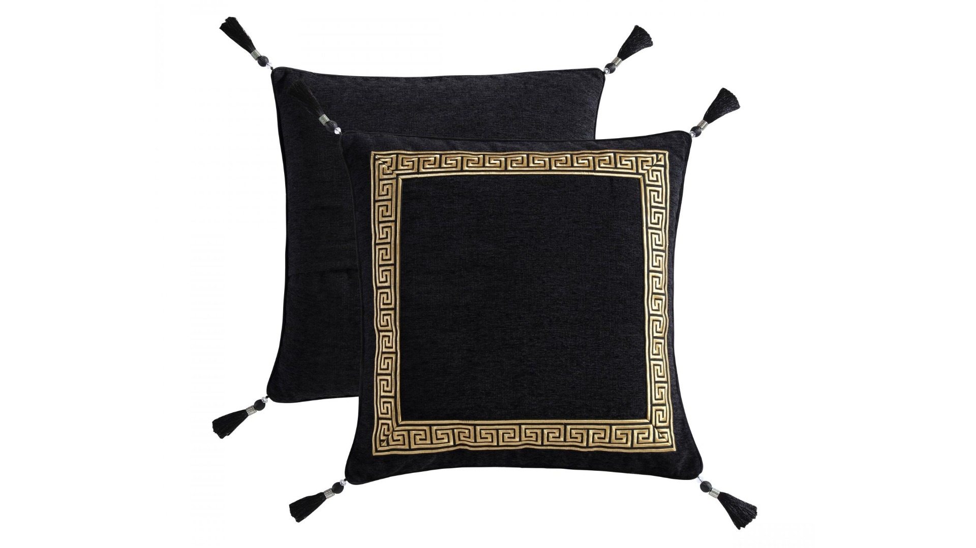 Olympia Black European Pillowcase