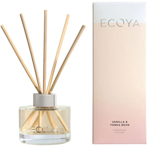 Ecoya Vanilla and Tonka Bean 50ml Mini Diffuser