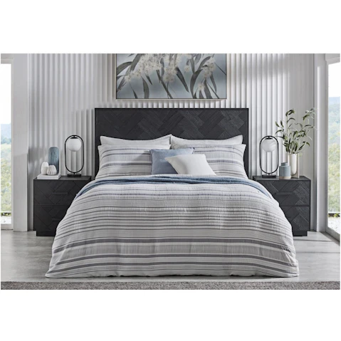 L'Avenue Riviera Stripe Quilt Cover Set