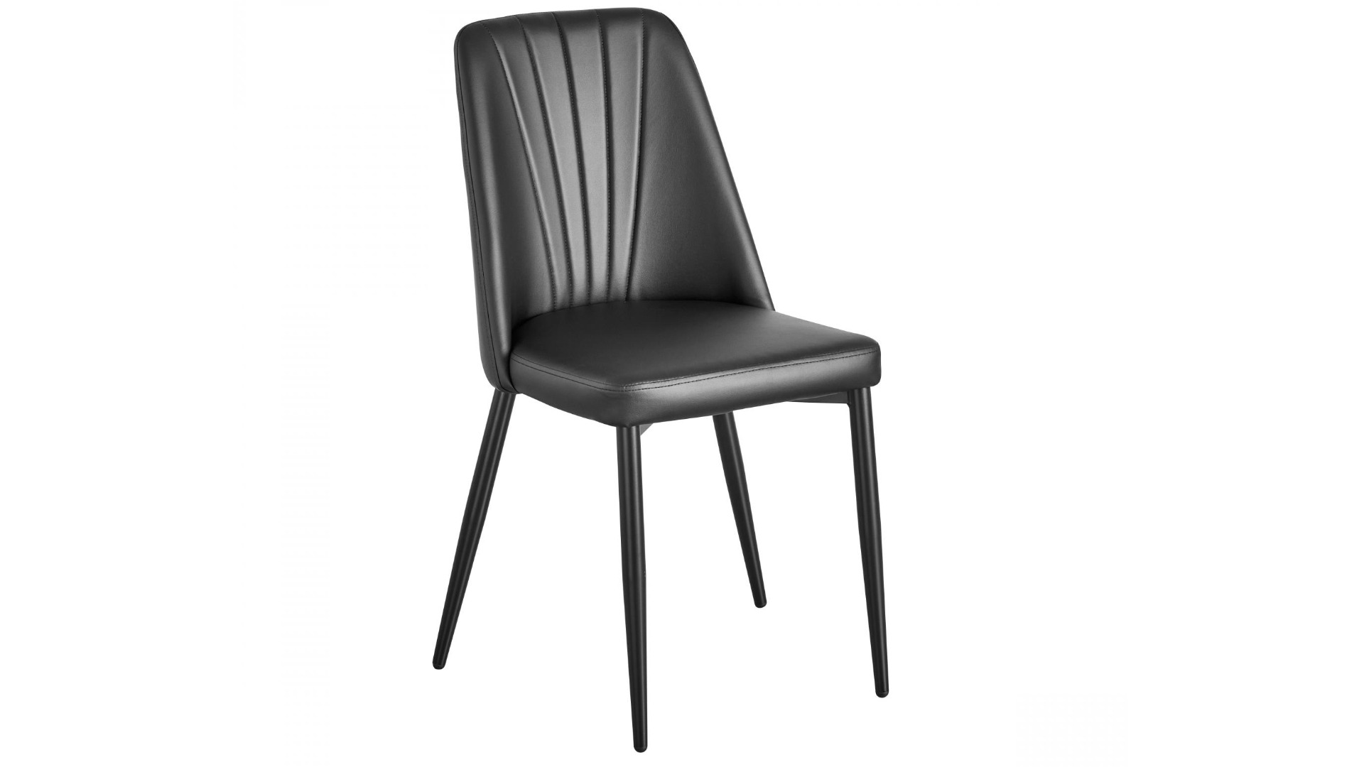 Piper Dining Chair - Black PU