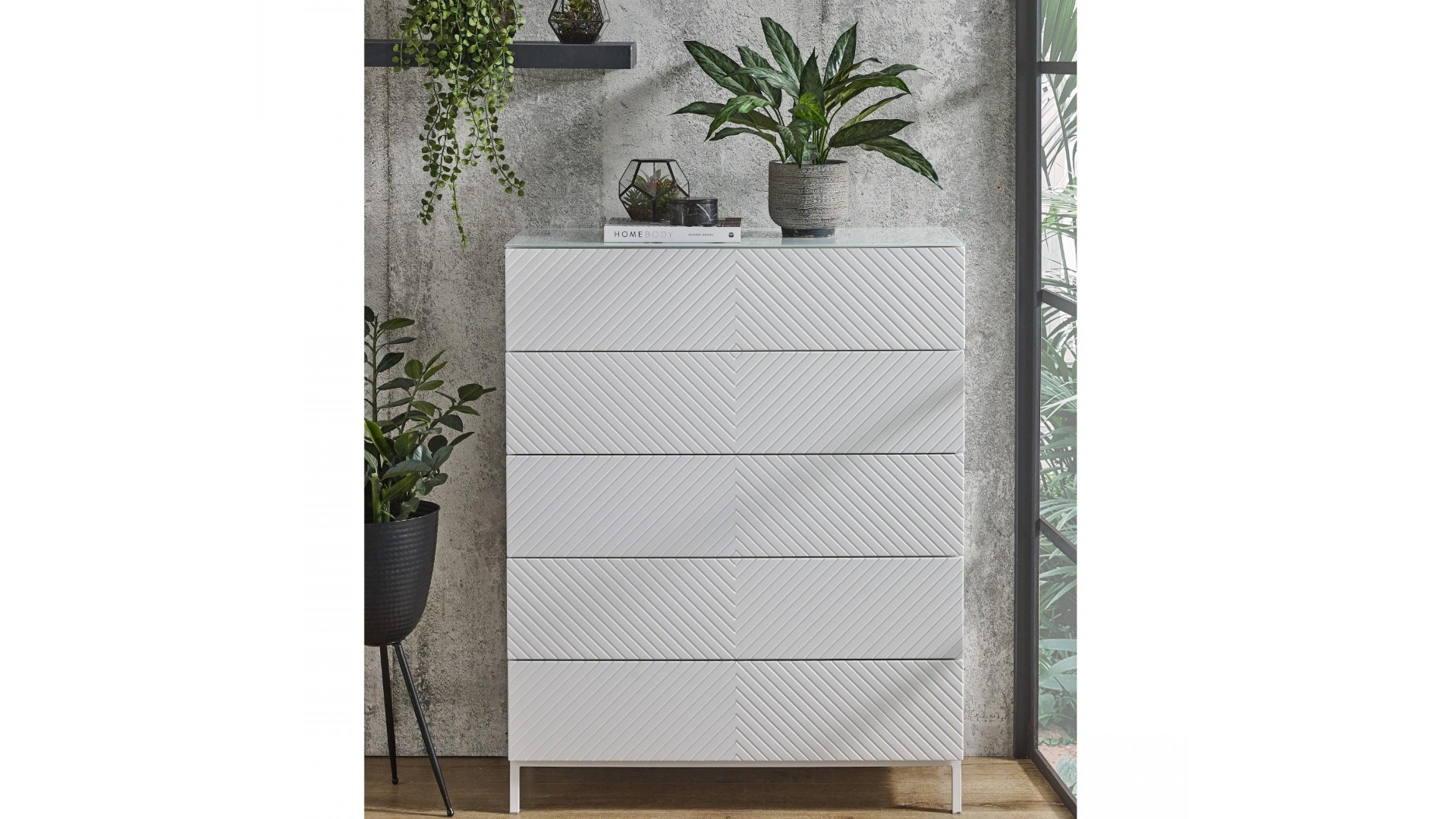 Perri 5-Drawer Tallboy
