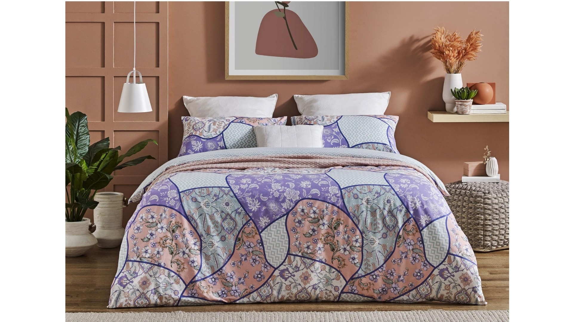 Jolene Quilt Cover Set - Double