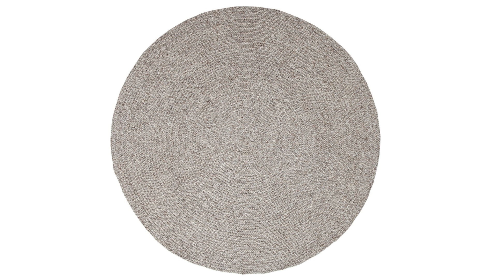 Javi JH1427 Mocha Round Rug - Extra Large
