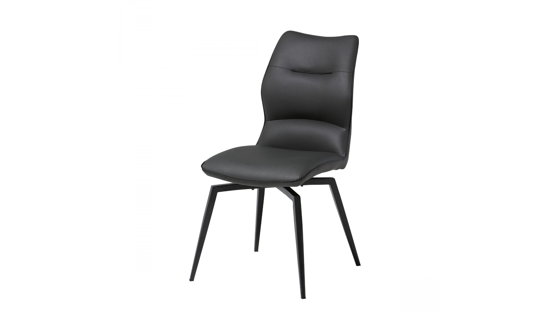 Aurora MK2 Graphite PU Dining Chair 