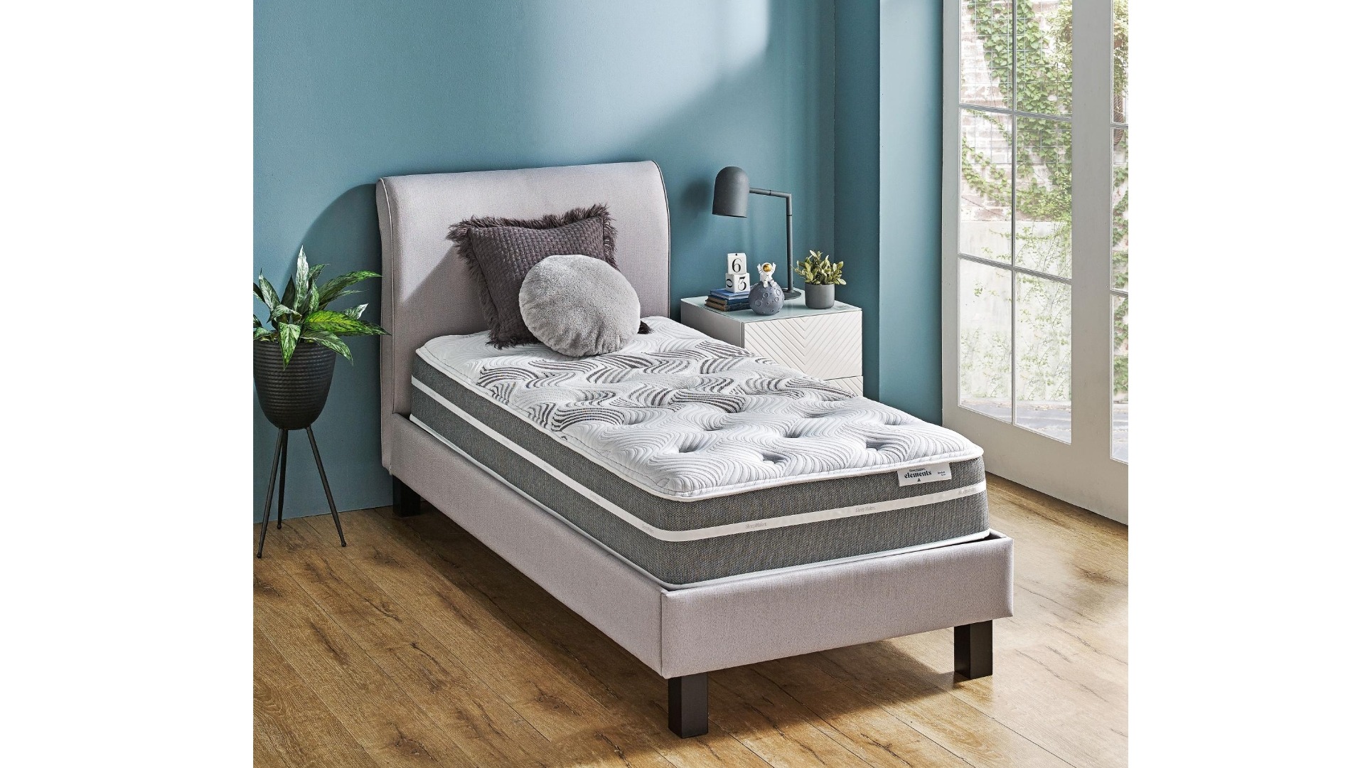 SleepMaker Elements Jordan Plush Mattress - Single