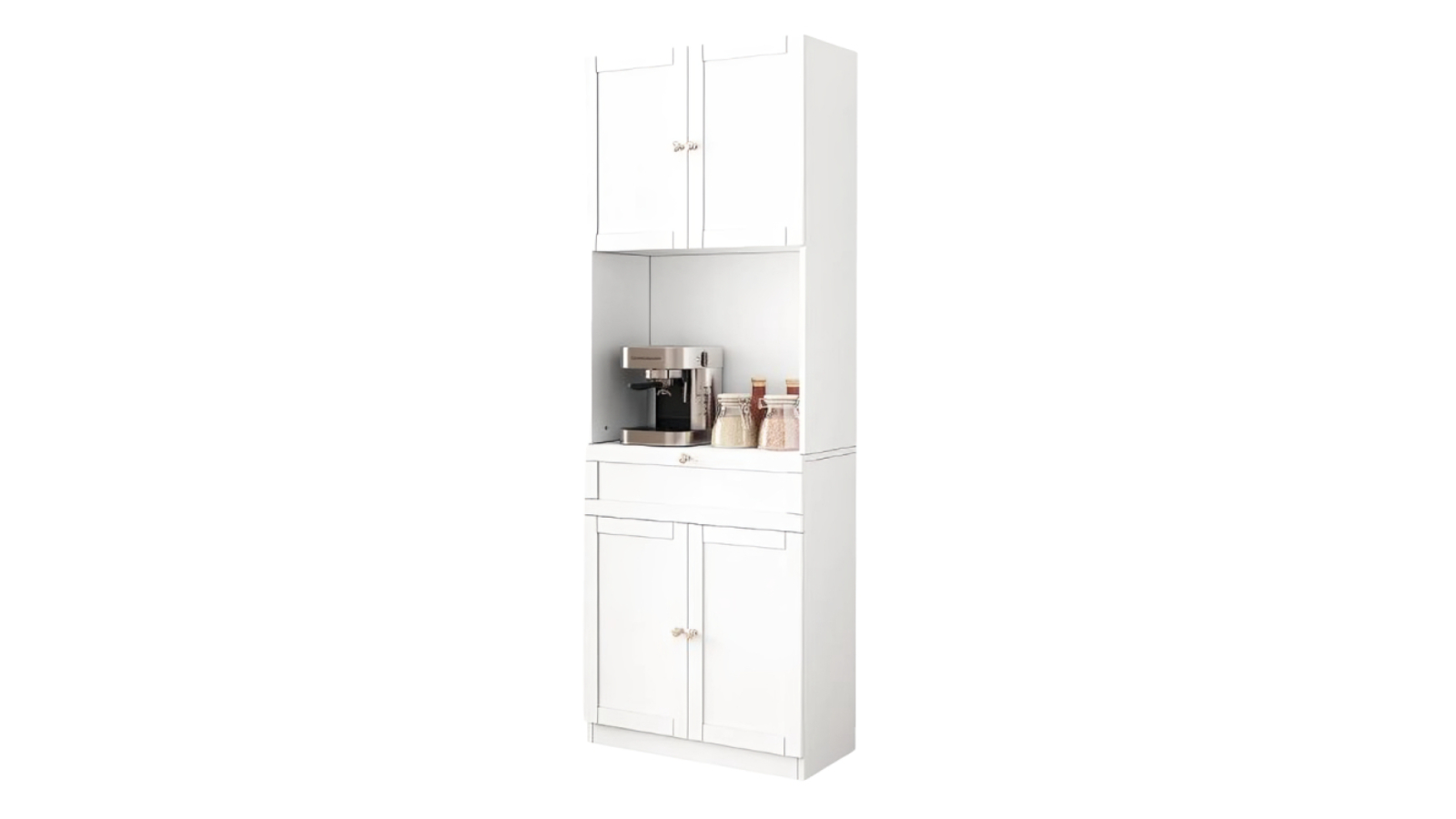 Kitchen Pantry Cabinet for Coffee Wine Drink