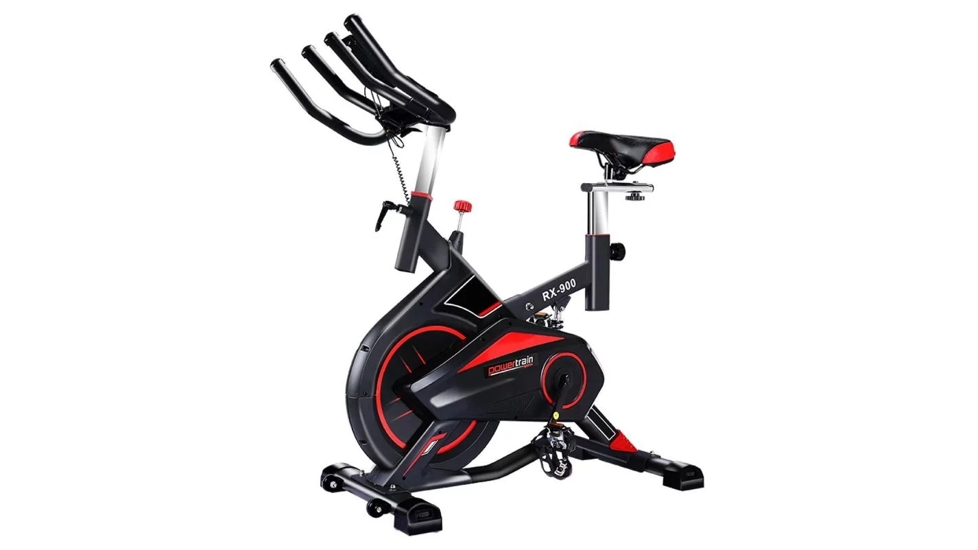 Powertrain RX 900 Exercise Bike Red Harvey Norman