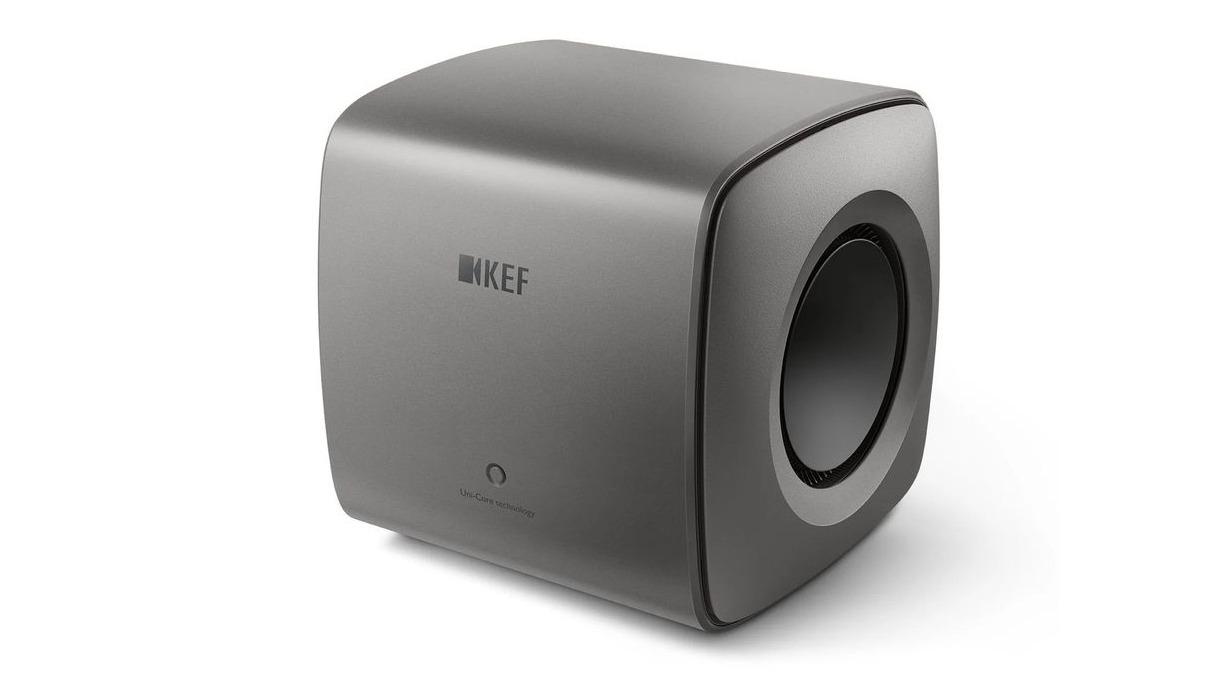 KEF KC62 Powered Subwoofer Speaker - Titanium Grey