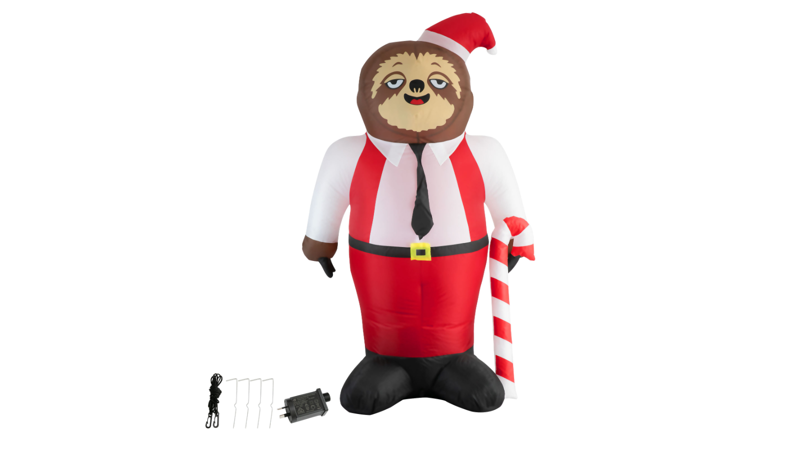 Santaco Inflatable Sloth LED Light Outdoor Christmas Decoration - 1.8metre