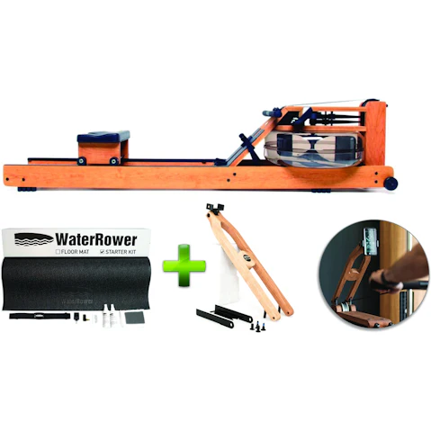 WaterRower Oxbridge Rowing Machine Complete Package