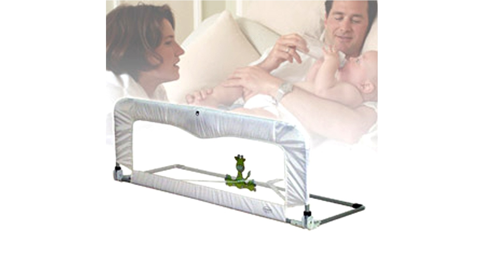 Babyhood SleepTime Deluxe Bedguard Fold Down - White