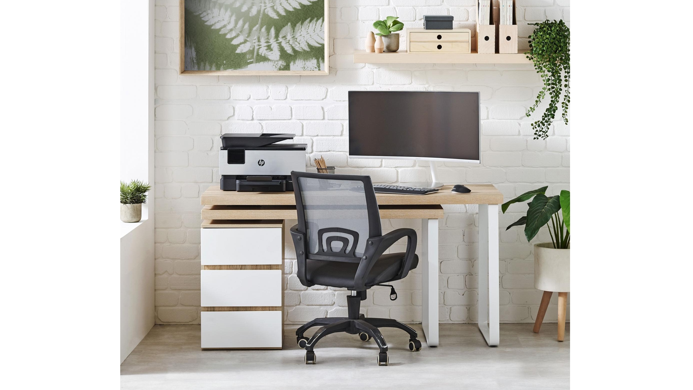 Vibe Desk Oak Harvey Norman