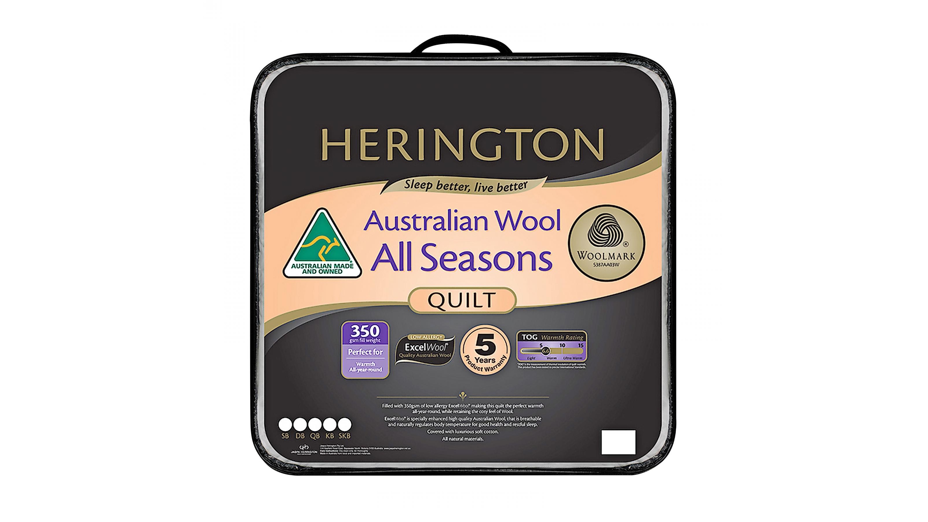 Herington All Seasons Quilt Double Harvey Norman