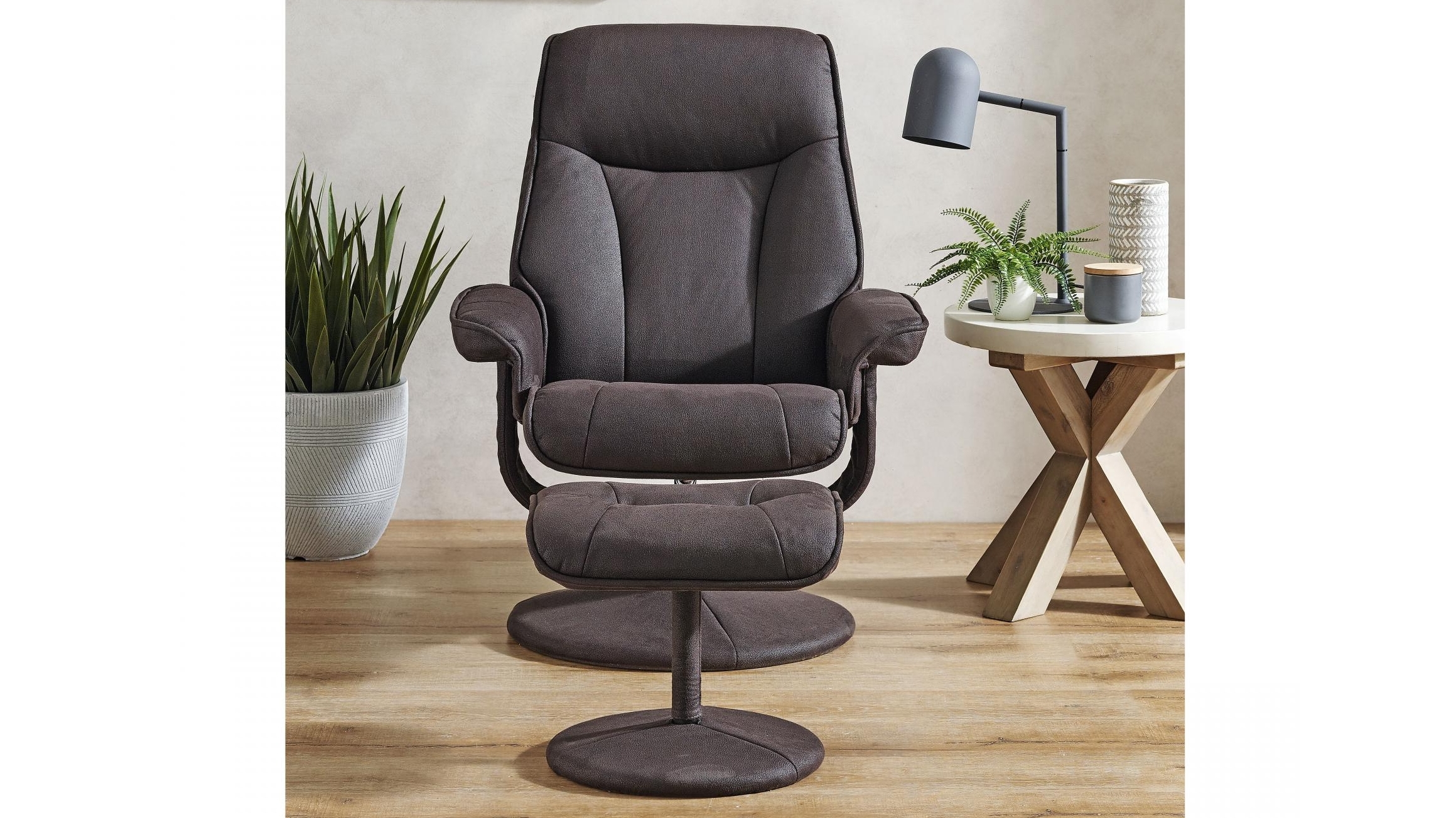 Lusso Recliner and Footstool