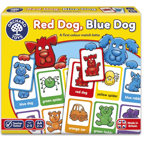 Orchard Toys - Red Dog, Blue Dog Lotto Game