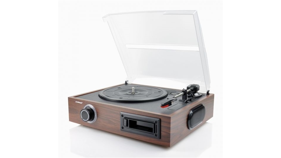 Mbeat 2-in-1 USB Turntable/Cassette Recorder