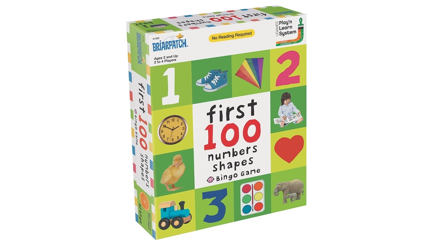 First 100 Numbers Shapes Bingo Game