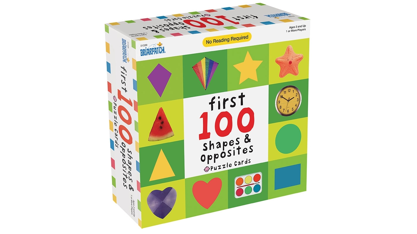 First 100 Shapes Opposites Jigsaw Puzzle Cards