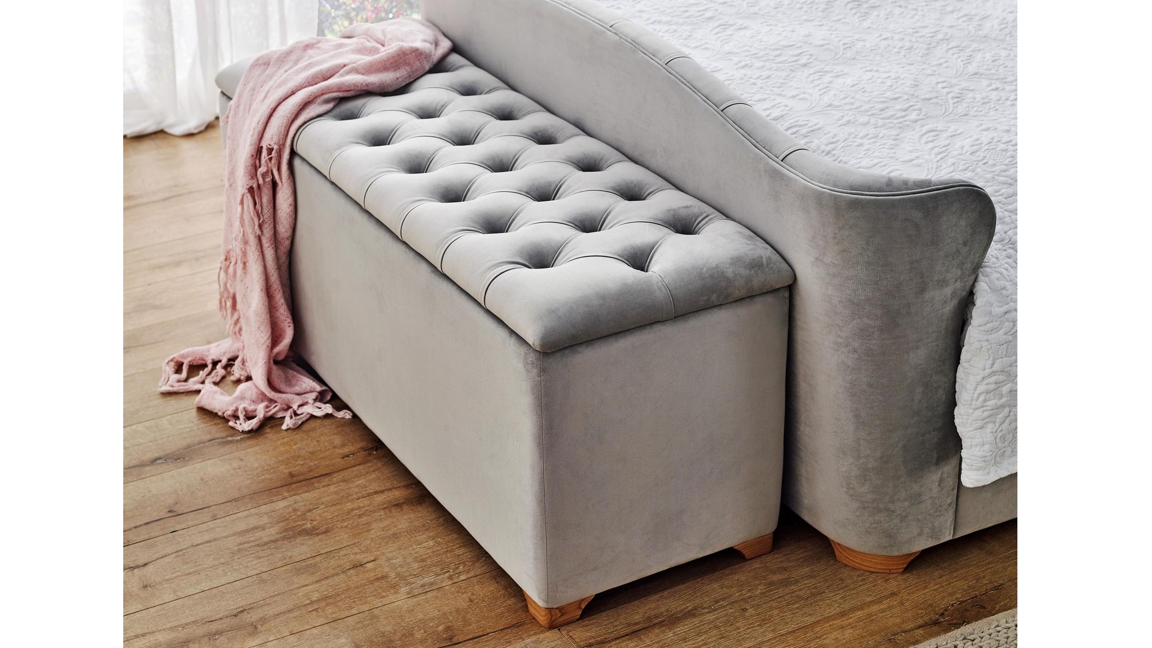 Waldorf Bark Blanket Box Harvey Norman