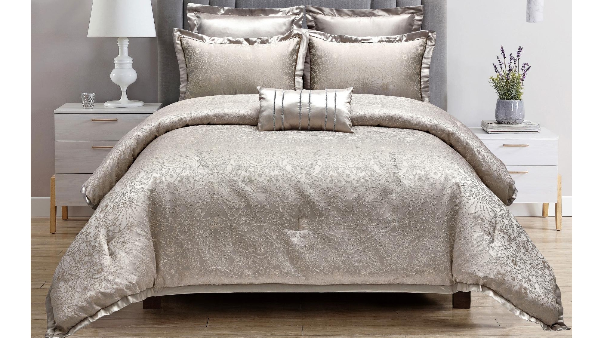 L Avenue Beatrice Comforter Set Harvey Norman