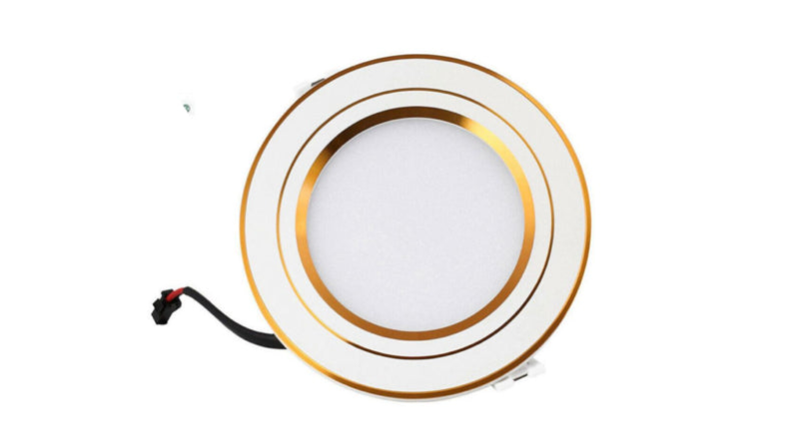 Eli & Co. Lighting Aura Gold Trim LED Downlight 10W 6500K with AU Plug - 9cm