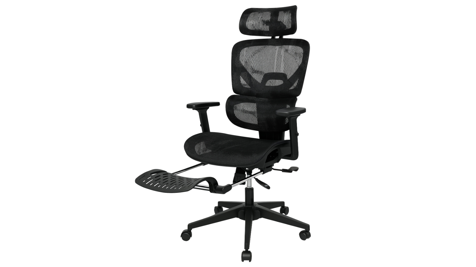 Levede Ergonomic Mesh Office Chair with Armrest - Black